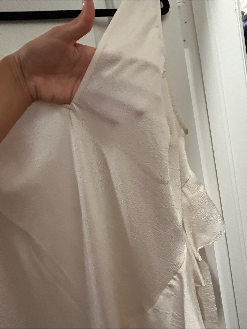 H&M Ruffle Cream Dress - Picture 2 of 11